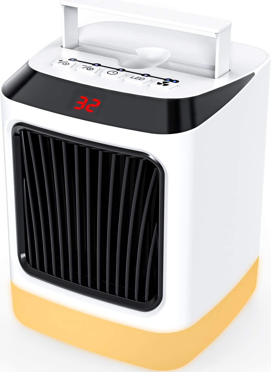 Amazon | ヒーター 小型 セラミックヒーター【2秒速暖 夜間ライト