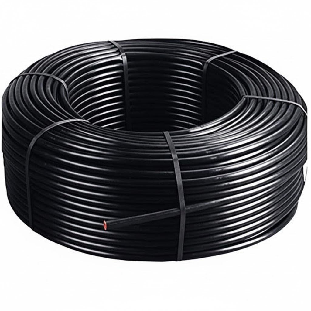Drip pipe brown 16 mm with integrated drops, 33 cm. Spool Drip pipe brown 16 mm with integrated drops, 33 cm. Spool