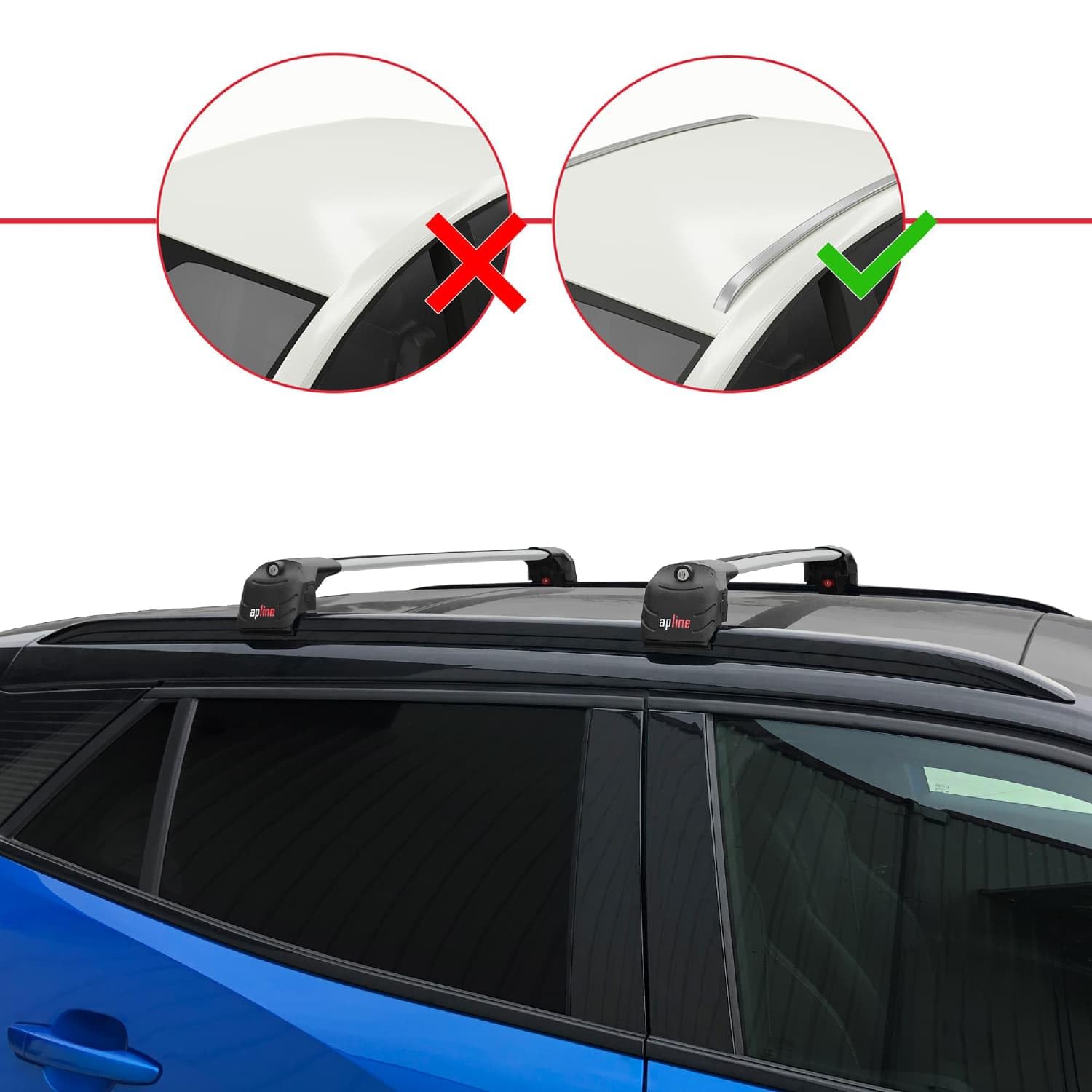 Apline Compatible With Peugeot 408 (P54) 2022-2025 Ace-4 Roof Bars Car