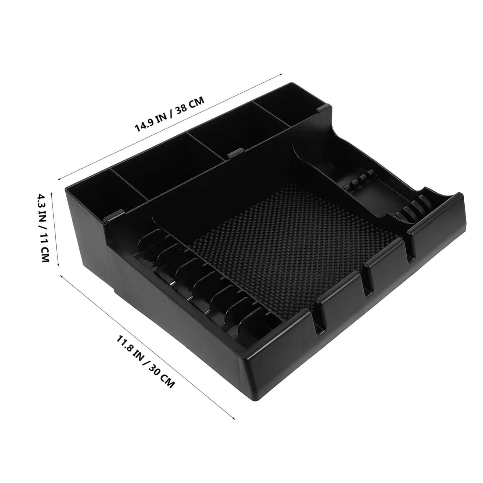 VALICLUD Organisateur Noir pour Tondeuse de Barbier en Abs Résistant, Plateau de Rangement Robuste et Anti-déformation pour Salon et Coiffure DIY
