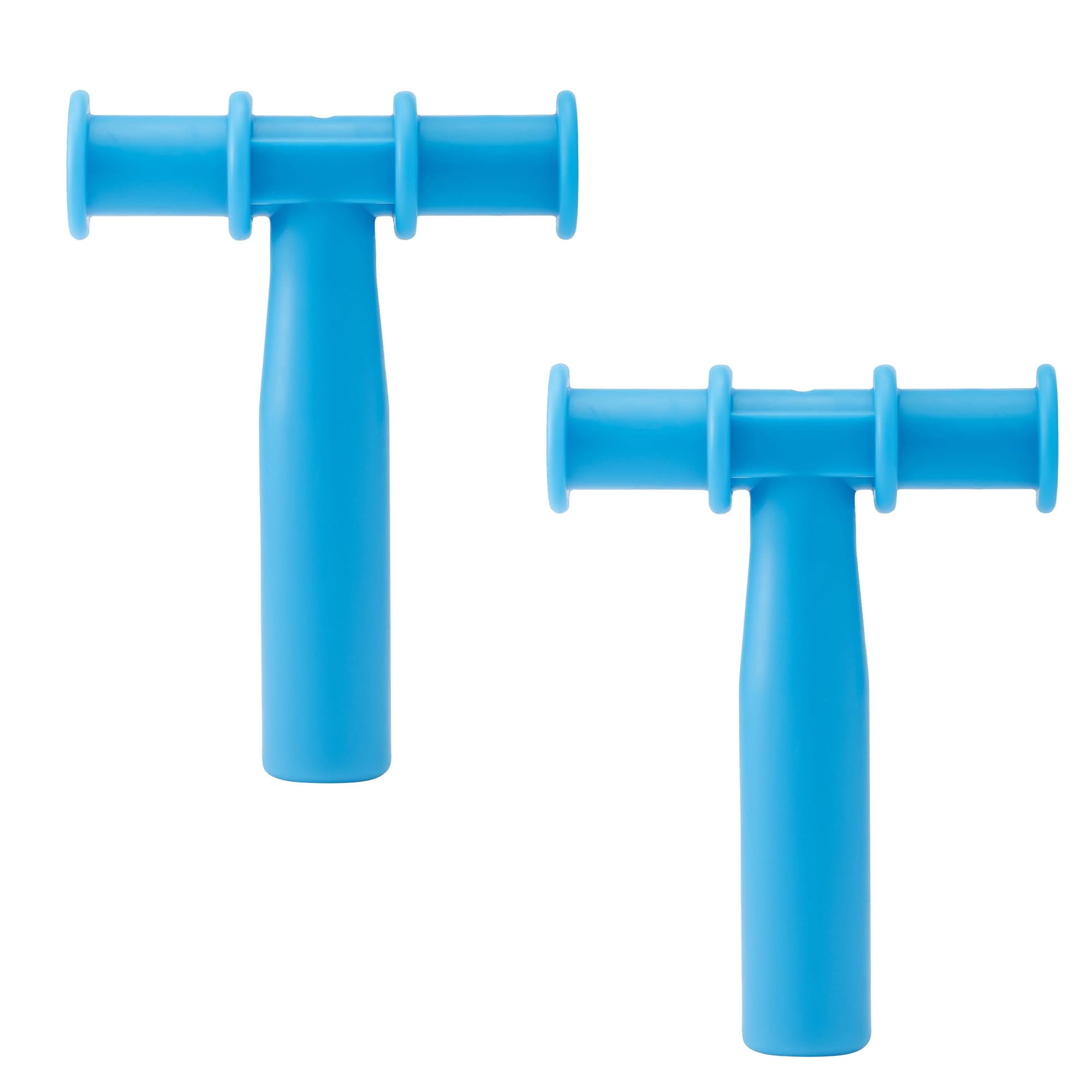 2pcs Sensory Chew Sticks, Chew Tube Bite Aid Oral Muscle Training, Chewing Tubes for Effective Oral Sensory Therapy Chewy Tube for Autism Teether for Children and Adults (Blue)