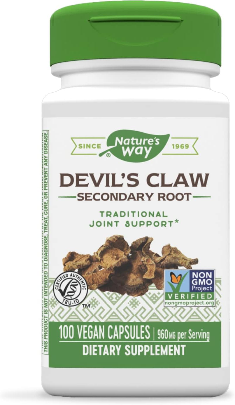 Nature's Way Devil’s Claw Secondary Root 480 mg 100 Vcaps