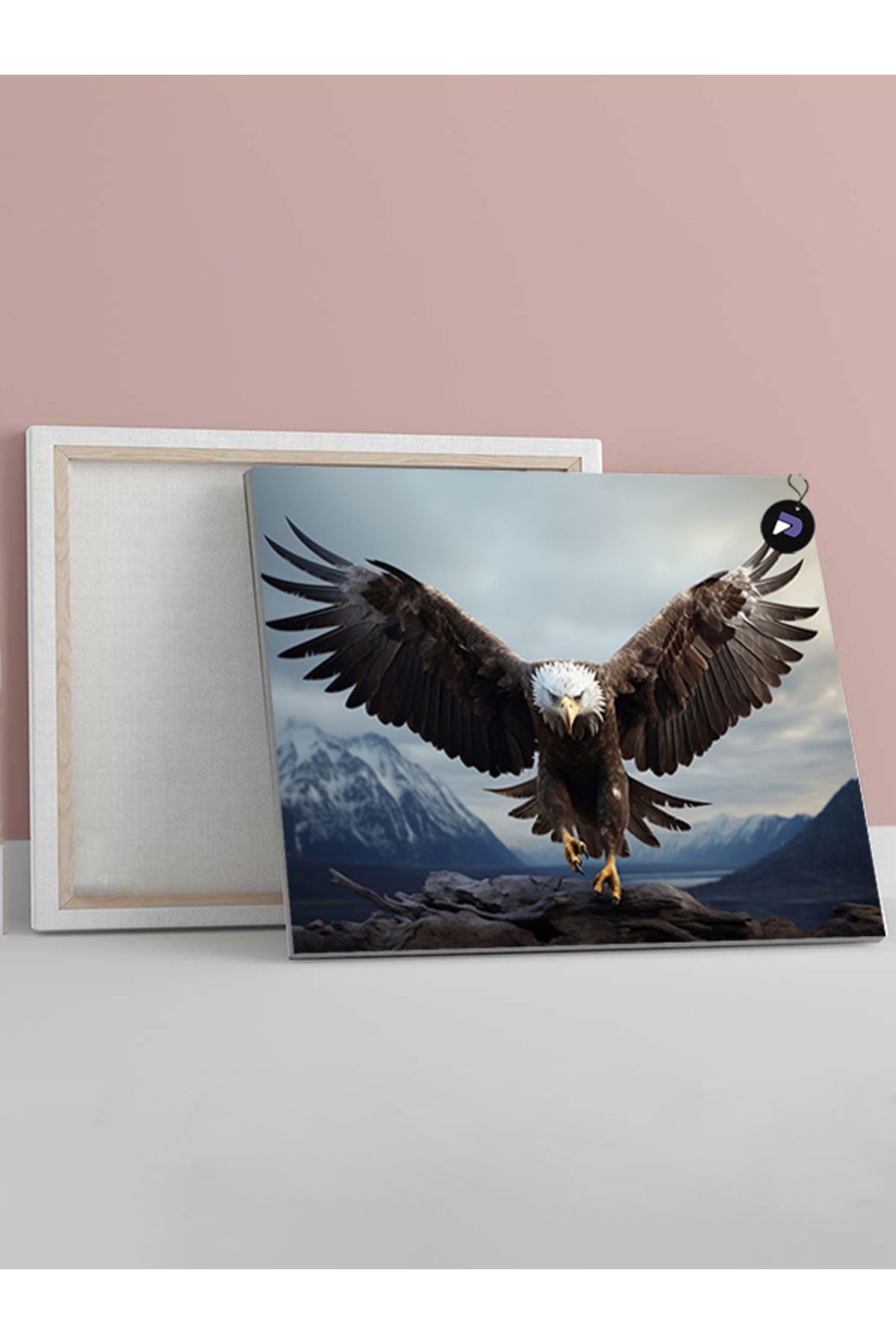 Postermanya (pster21120) İhtişamlı Kartal Hayvan Kanvas Tablo 21 x 30