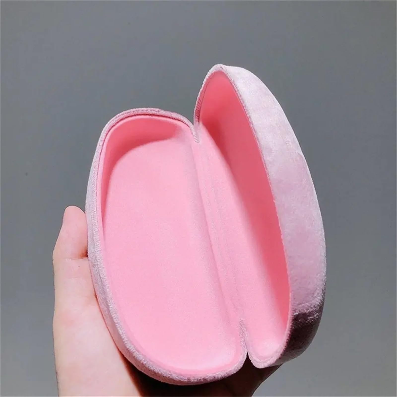 Estuche rosa for gafas, caja de almacenamiento sencilla for sol, portátil, 2 uds Para Viajes Y Vacaciones