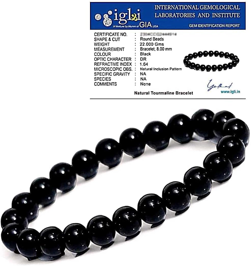 Yalhatblack tourmaline bracelet
