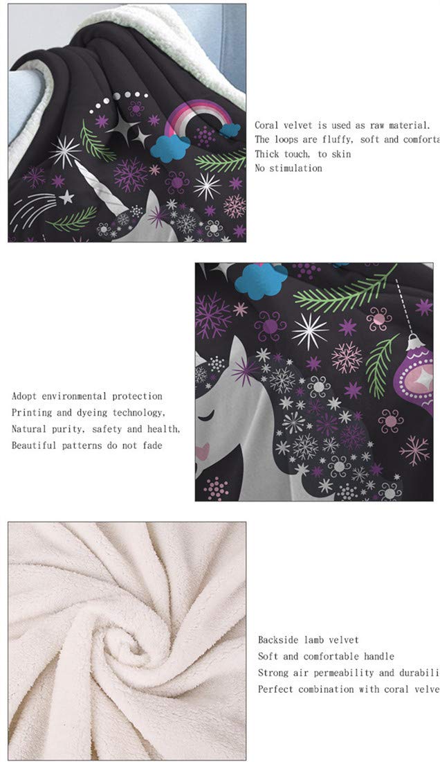 Morbuy 3D Coperta in Microfibra Morbida, Super Flanella Viaggio Picnic Leggero Camera Biancheria da Letto Divano Ideale per Regalo Natale (204x153cm,Lupo Solitario Grigio