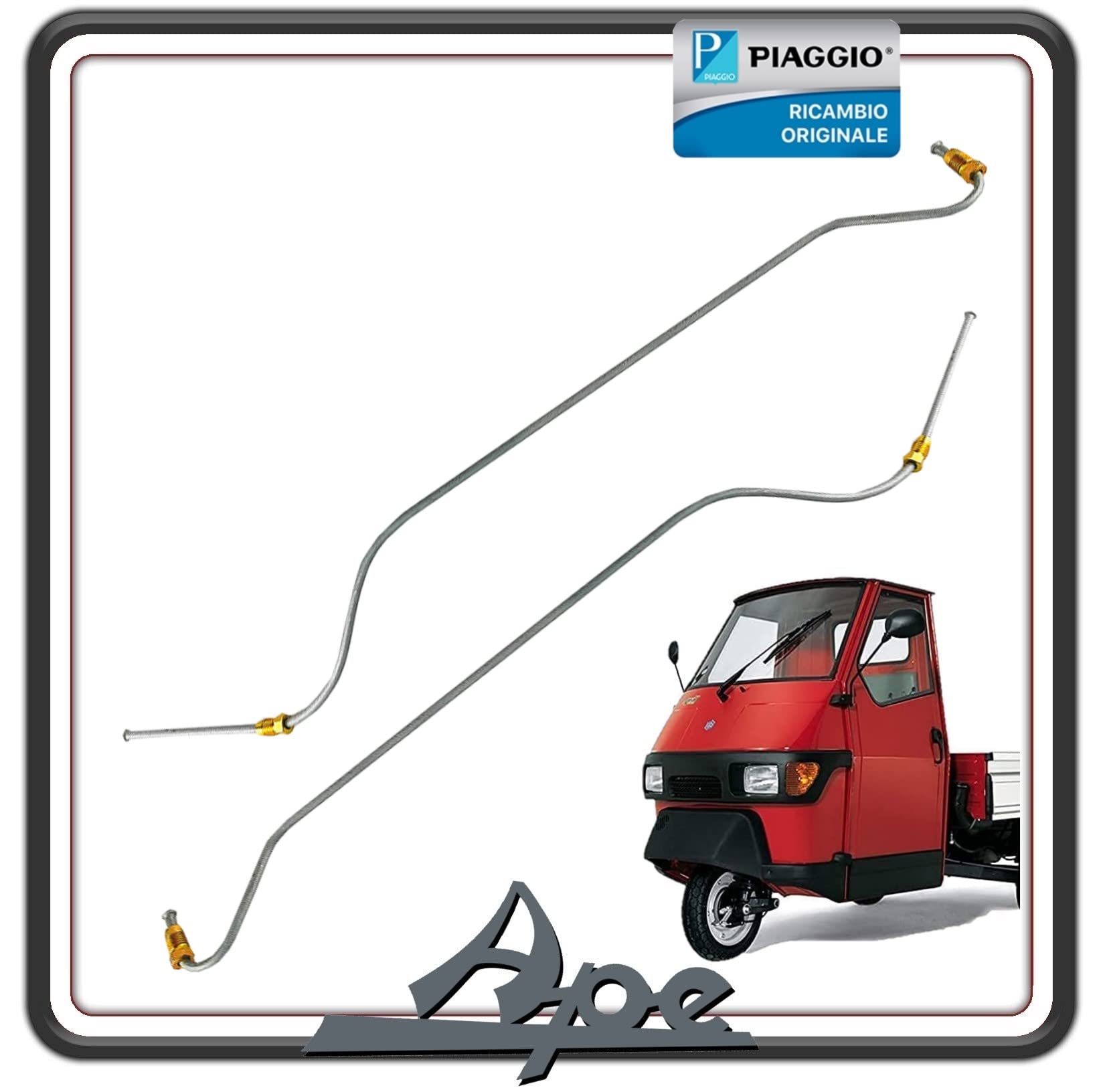 CILINDRETTO FRENO POSTERIORE ORIGINALE PIAGGIO PER APE TM P 703 FL2 220 - Foto 11