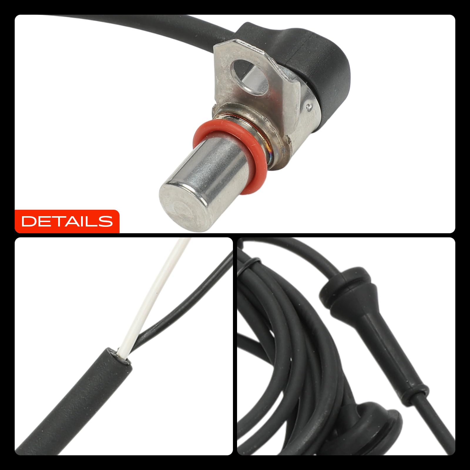 Frankberg 4x Sensori Velocità Ruota Sensore ABS 2-Poli Compatibile con Discovery II L318 2.5 TD5 4x4 4.0 V8 4x4 1998-2004 Replace# 60798,50462