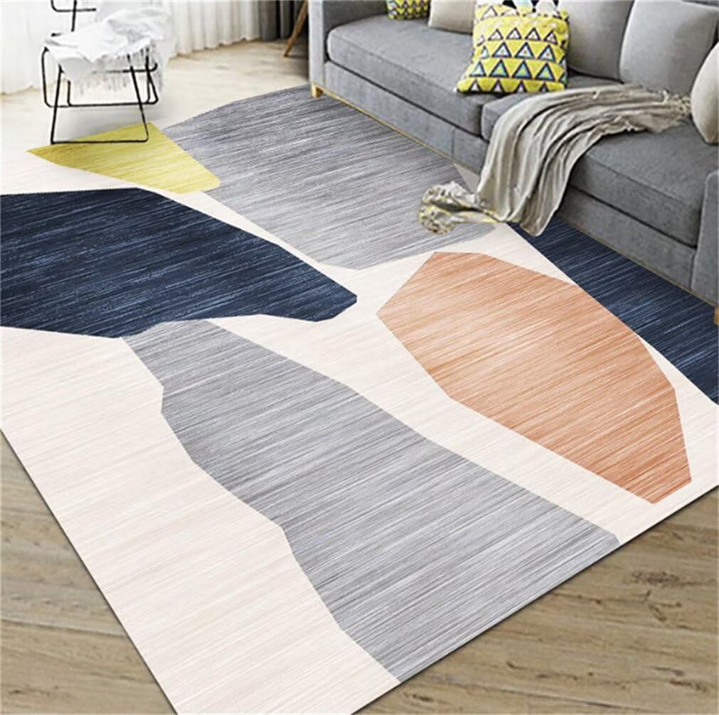 Tapis de salon simple et moderne gris pour sublimer votre pièce à vivre