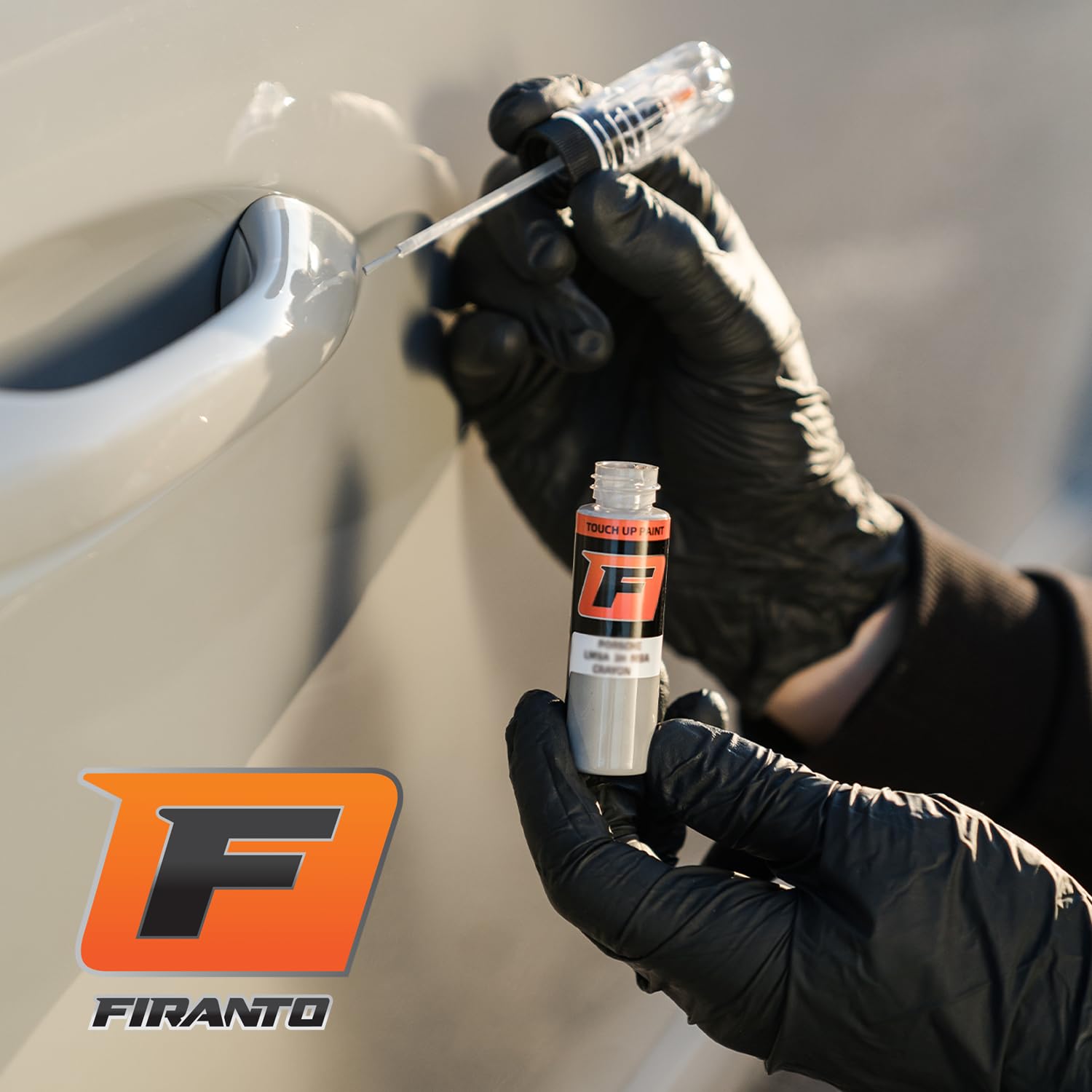 FIRANTO - Set di riparazione per vernice dell'auto, per Mazda 46 V, magmarot/Soul Red Crystal – 3 in 1, penna di riparazione 15 ml, vernice trasparente