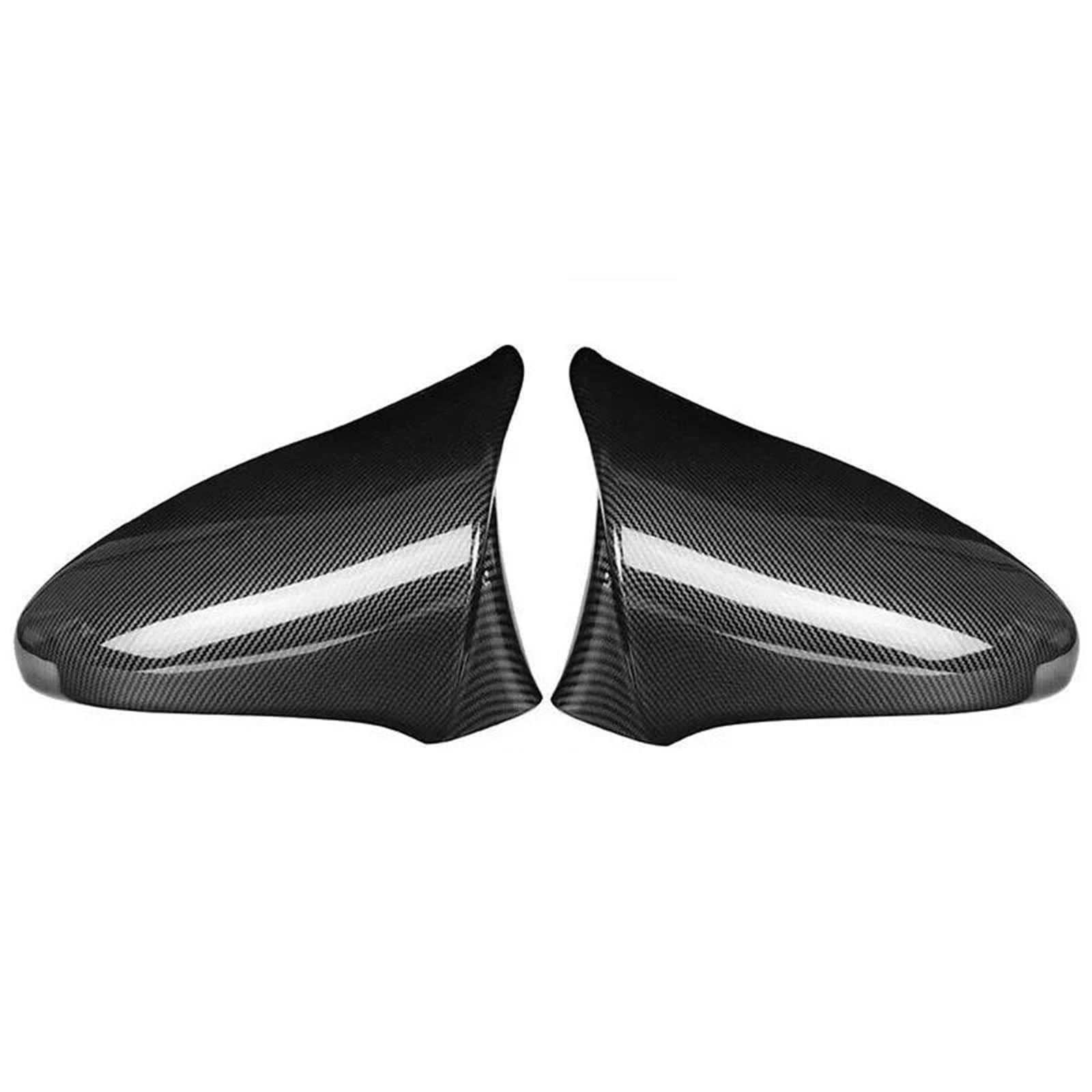 for is ES GS LS CT RC F-Sport 2014-2020 LHD Car Sticker Rearview Side Mirror Cover Wing Cap(Carbon)