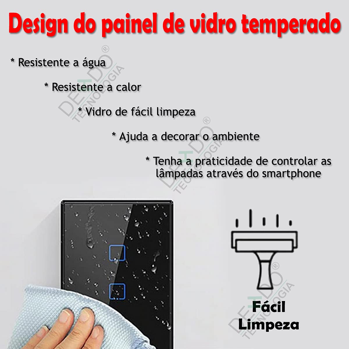 Sonoff T3US2C-TX Interruttore a parete Nero touch Wifi serie TX US a due tasti