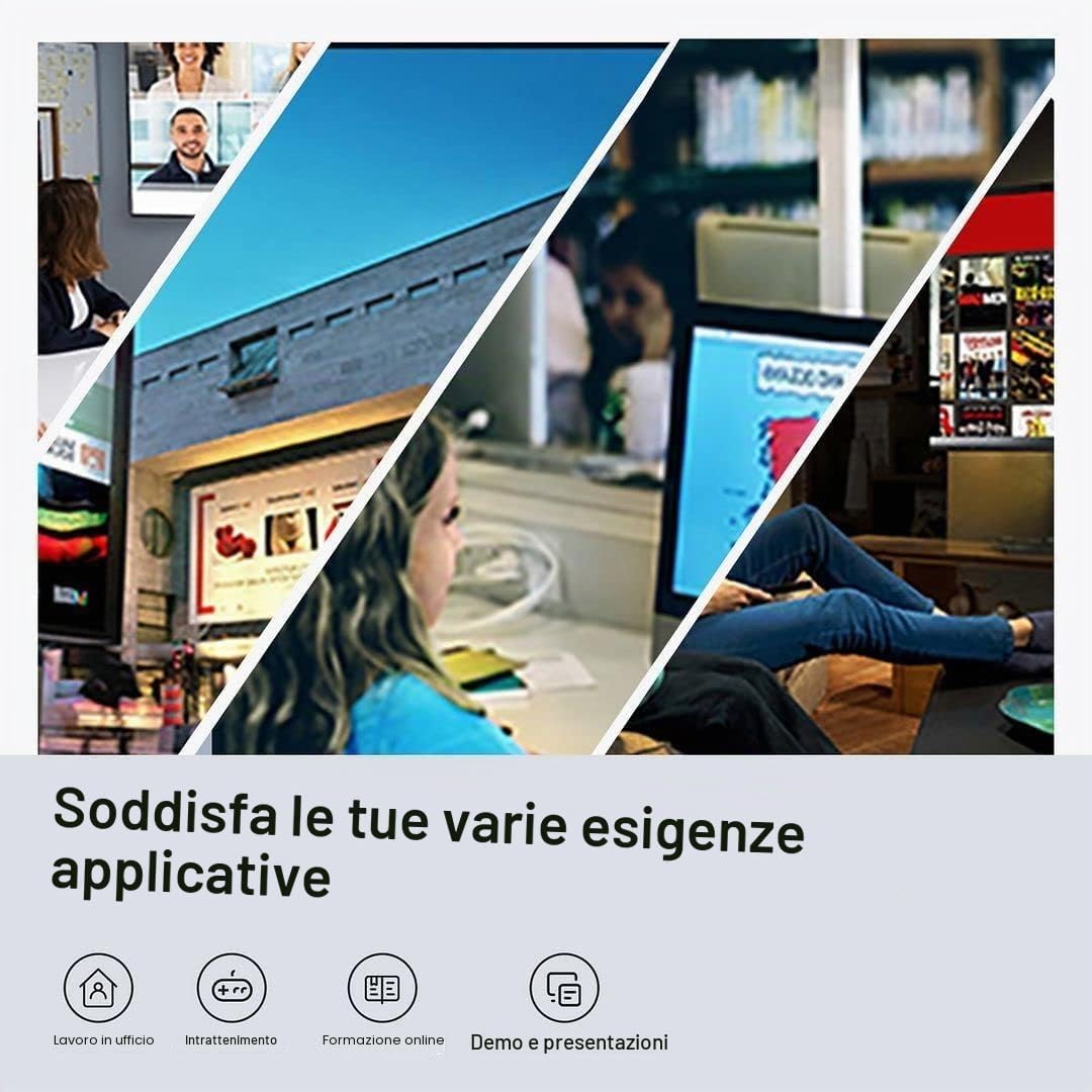 Dell Optiplex 3060 SFF Desktop Computer PC, Intel Core i5-8500, 16 GB RAM, 512 GB SSD, WiFi, Bluetooth, tastiera US QWERTY Windows, 11 Pro (ricondizionato)