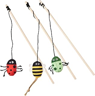 Ethical Pet Products 68052173: Toy Cat Insect Teaser Wand