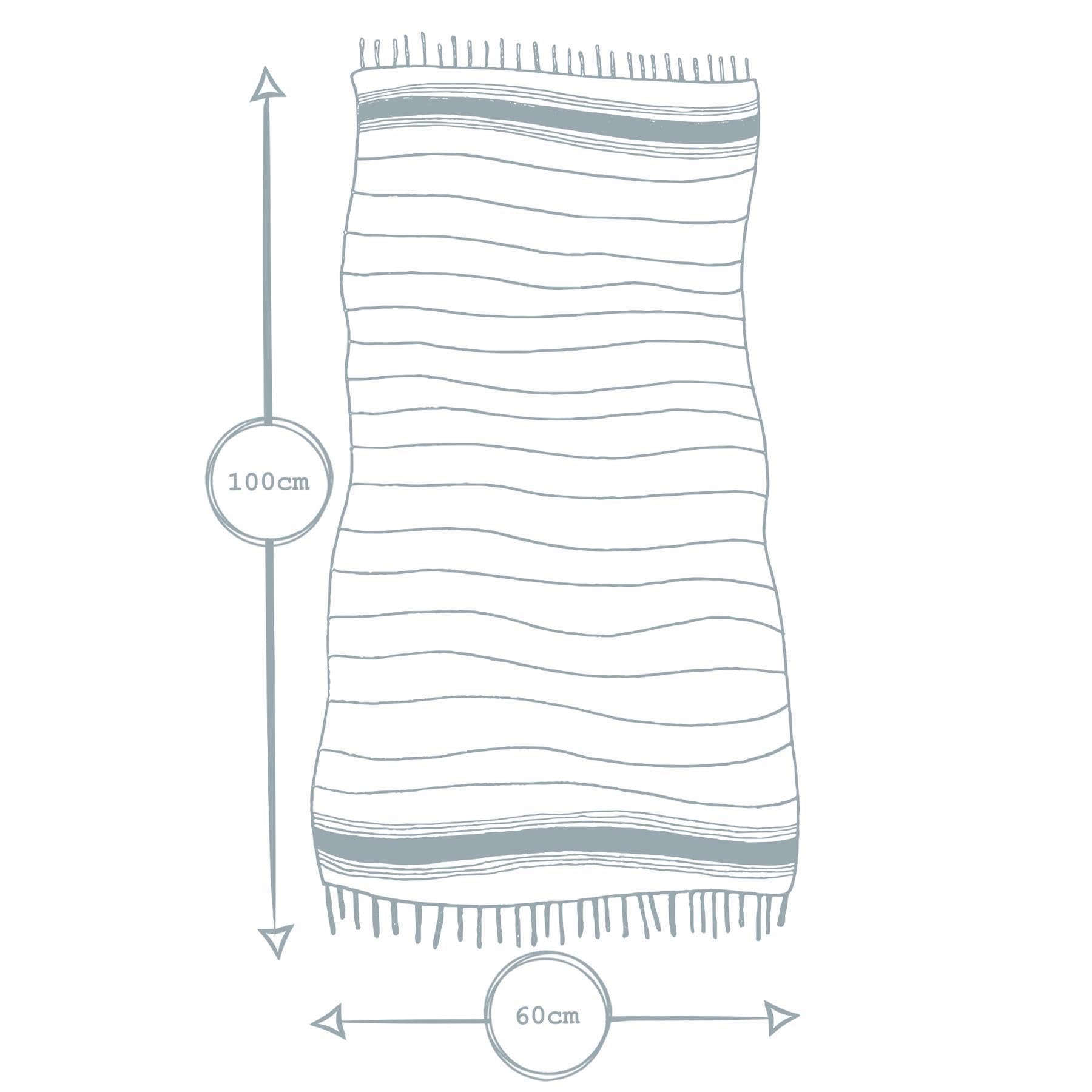 Coton Turc Nicola Enfants du Printemps Towel Set | Plage de Bain Piscine | Hammam Peshtemal Fouta Style - Rose - Lot de 4