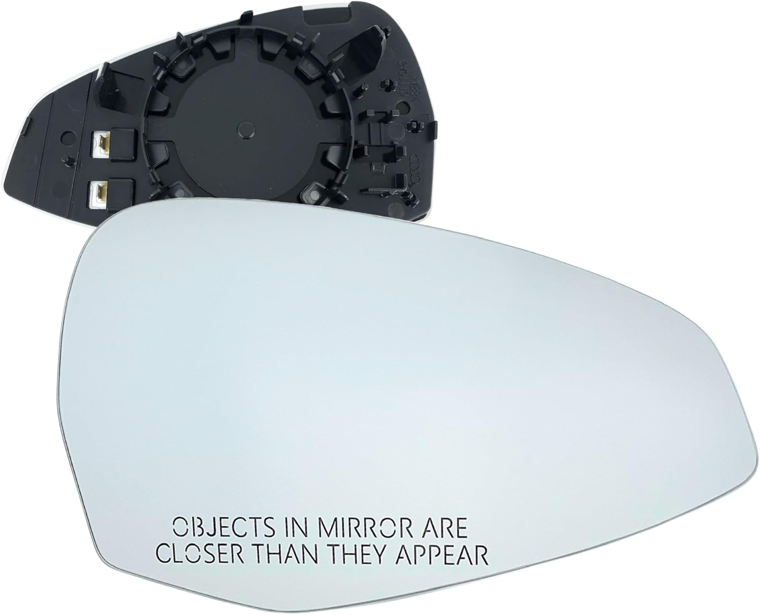 Spieg Driver Side Mirror Glass Replacement for Audi A4 A5 S4 S5 2017-2019 Heated with Backing Plate | Left Side View Mirror Compatible with OE 8W0-857-535-E
