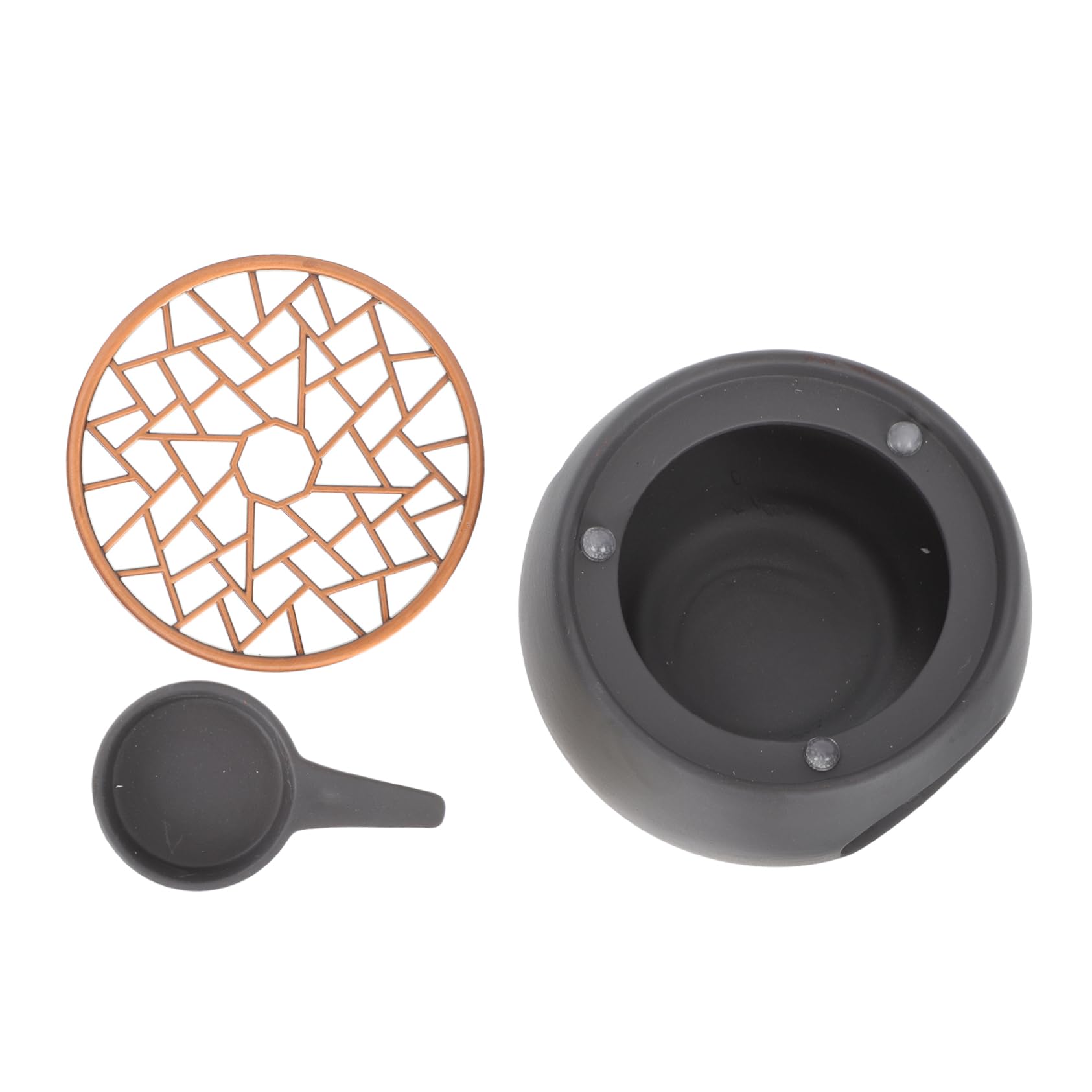 Calentador de Tetera Japonés de Cerámica para Té, Base Elegante