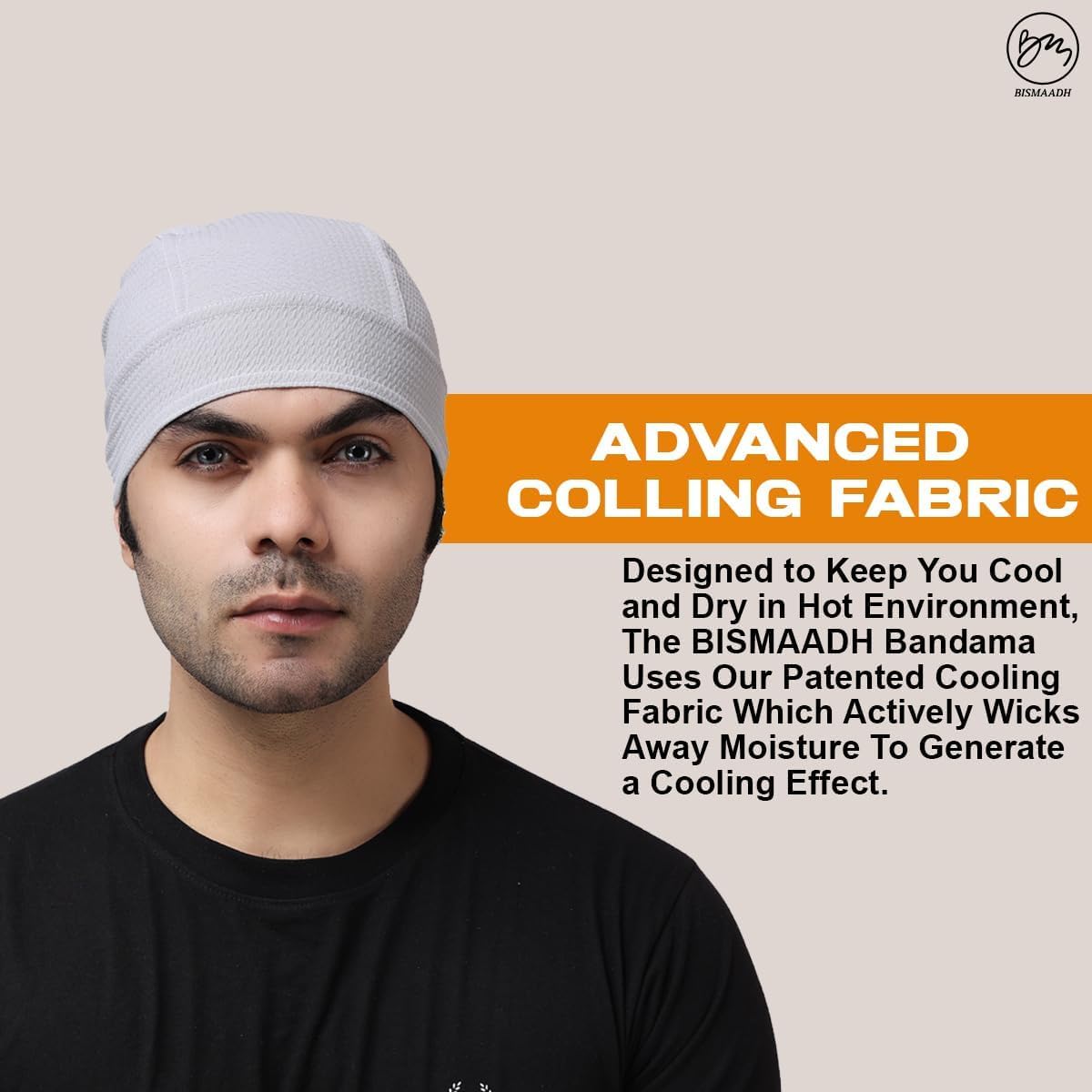Sweat Wicking Doo Rag Skull Caps Beanie-Cooling Dew Rag Helmet Liner Hat Motorcycle Head Wrap Bandana for Men image 4