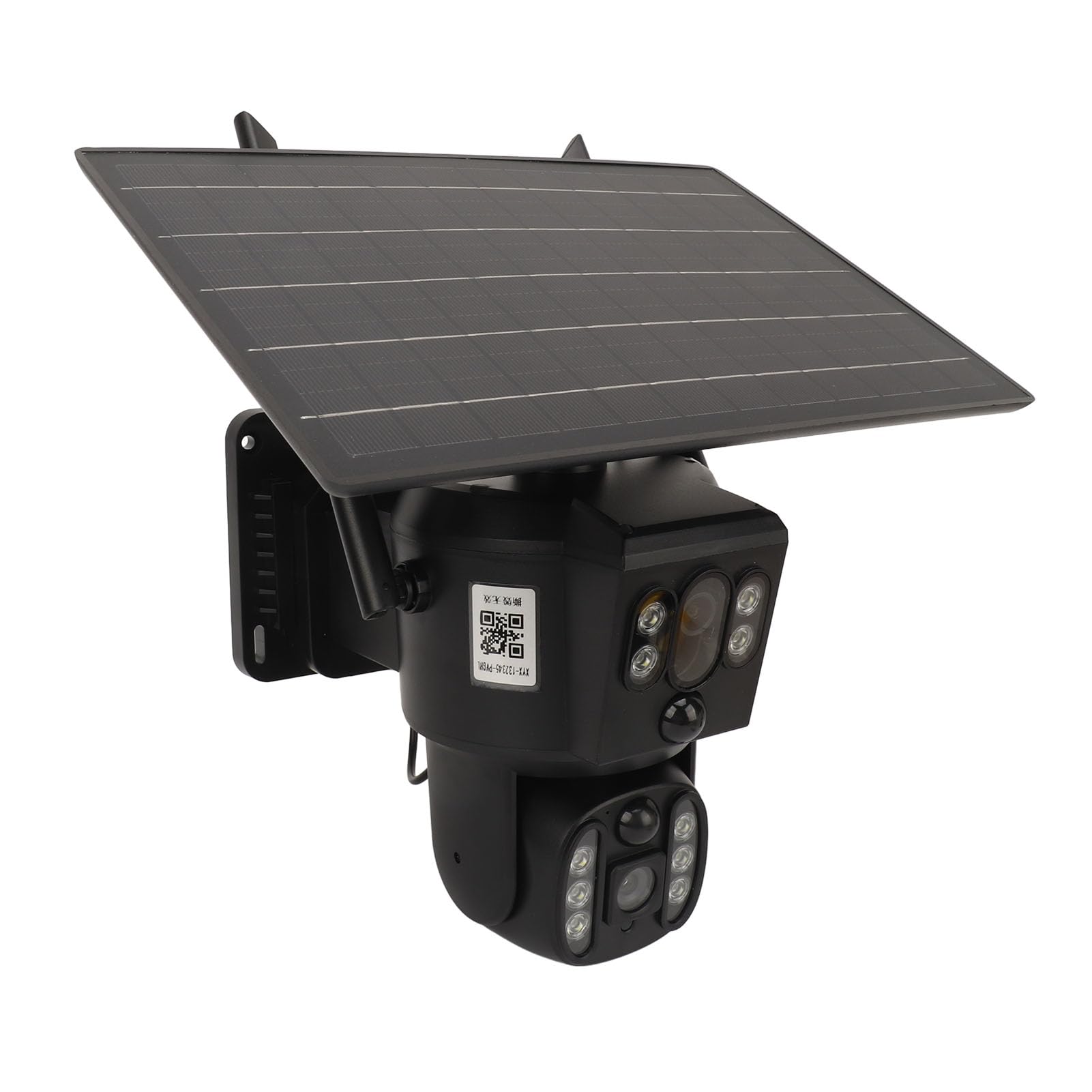 Amazon.com : 4K Security Camera Outdoor, Dual Lens Solar Powered