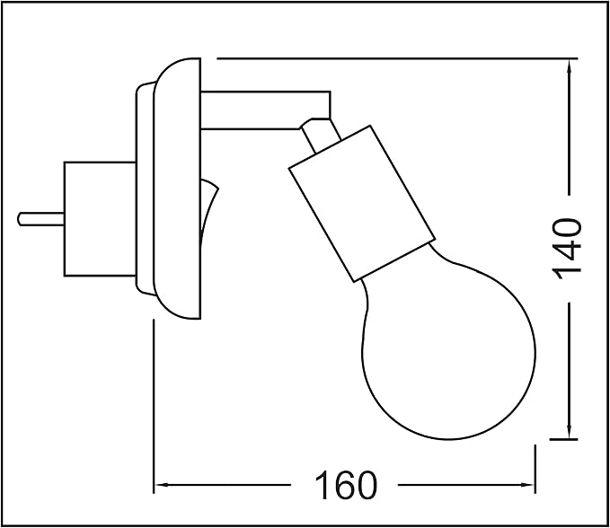 Trango TRANGO 11-059A LED-insteeklamp incl. 1x 4 watt 2500K goud warmwit E27 LED-lichtbron mat zwart *ANNA* wandlamp, leeslamp, nachtlamp, wandlamp, keukenlamp, insteeklamp photo 3