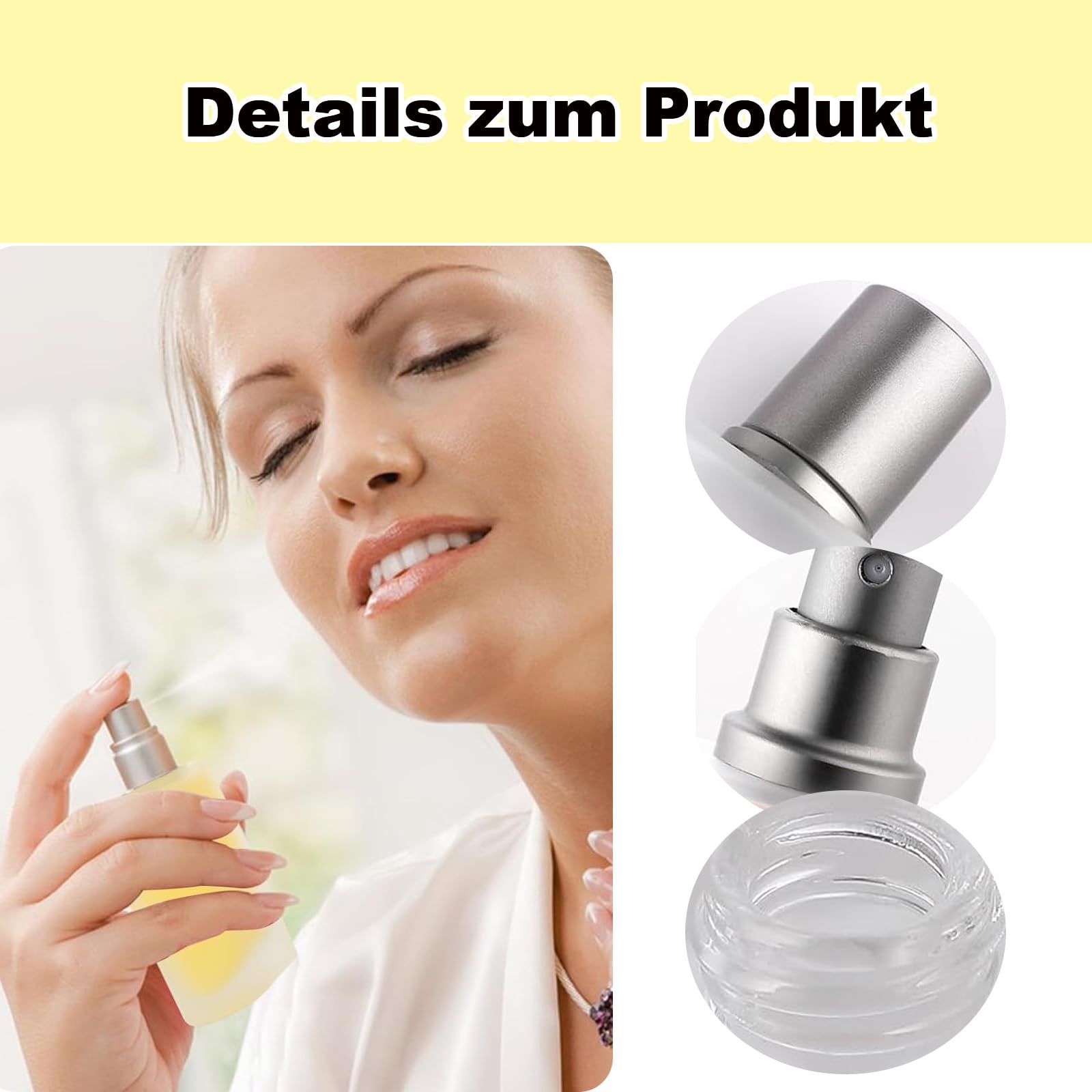 Set 4 Flaconi Da Viaggio In Vetro 30ml Con Imbuto E Contagocce – Atomizzatori Spray Anti-perdite Per Profumi E Toner
