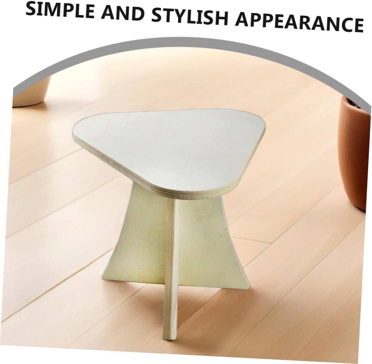 Solid Wood Plant Stand and Decorative Stool for Indoor Use, Small Rustic Wooden Pot Holder with Mortise and Tenon Assembly, Multi-functional Flowerpot Display Rack for Home Garden