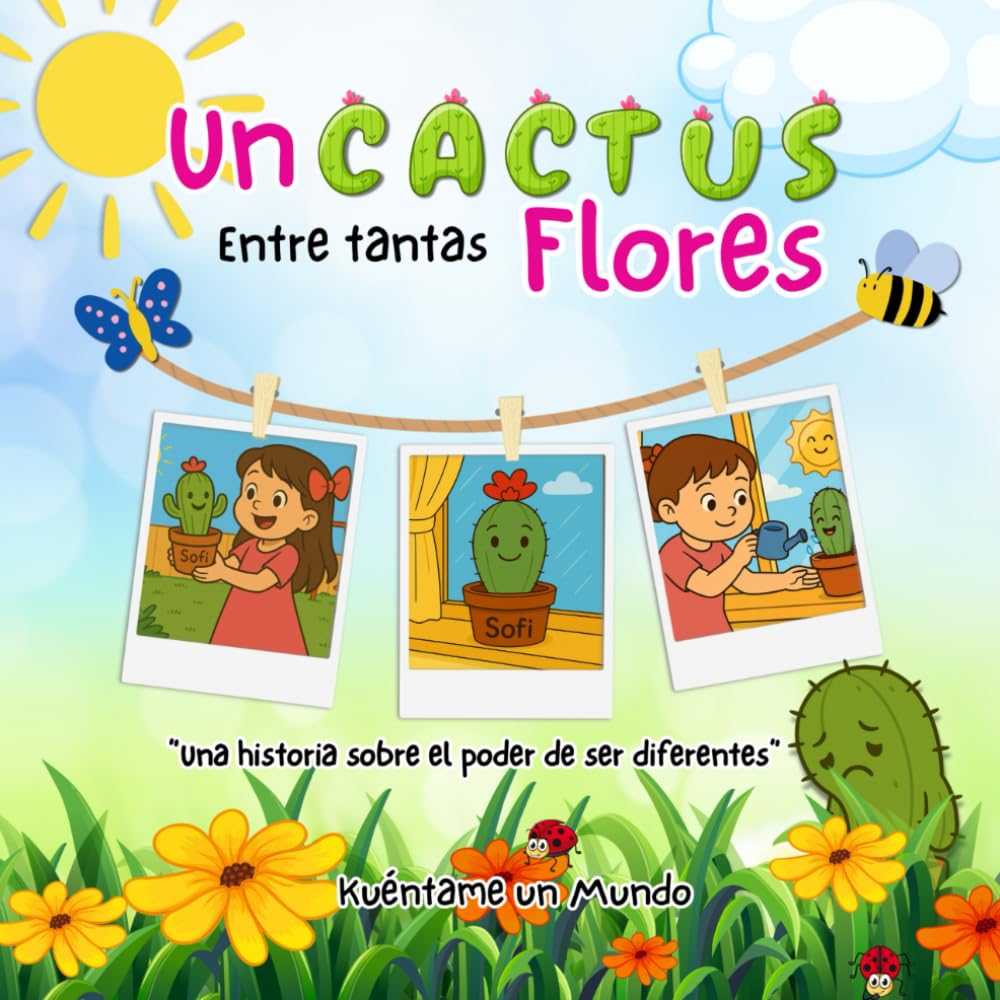Un cactus entre tantas flores: Una historia sobre el poder de ser diferentes