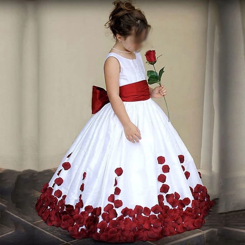 red and white princess dress Red Snow White Costume, Princess Birthday Dress, Halloween Costume