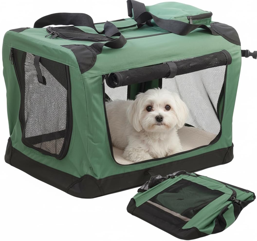 Amazon | iimono117 ペットキャリー 犬 猫 キャリーバッグ 40×43×60cm