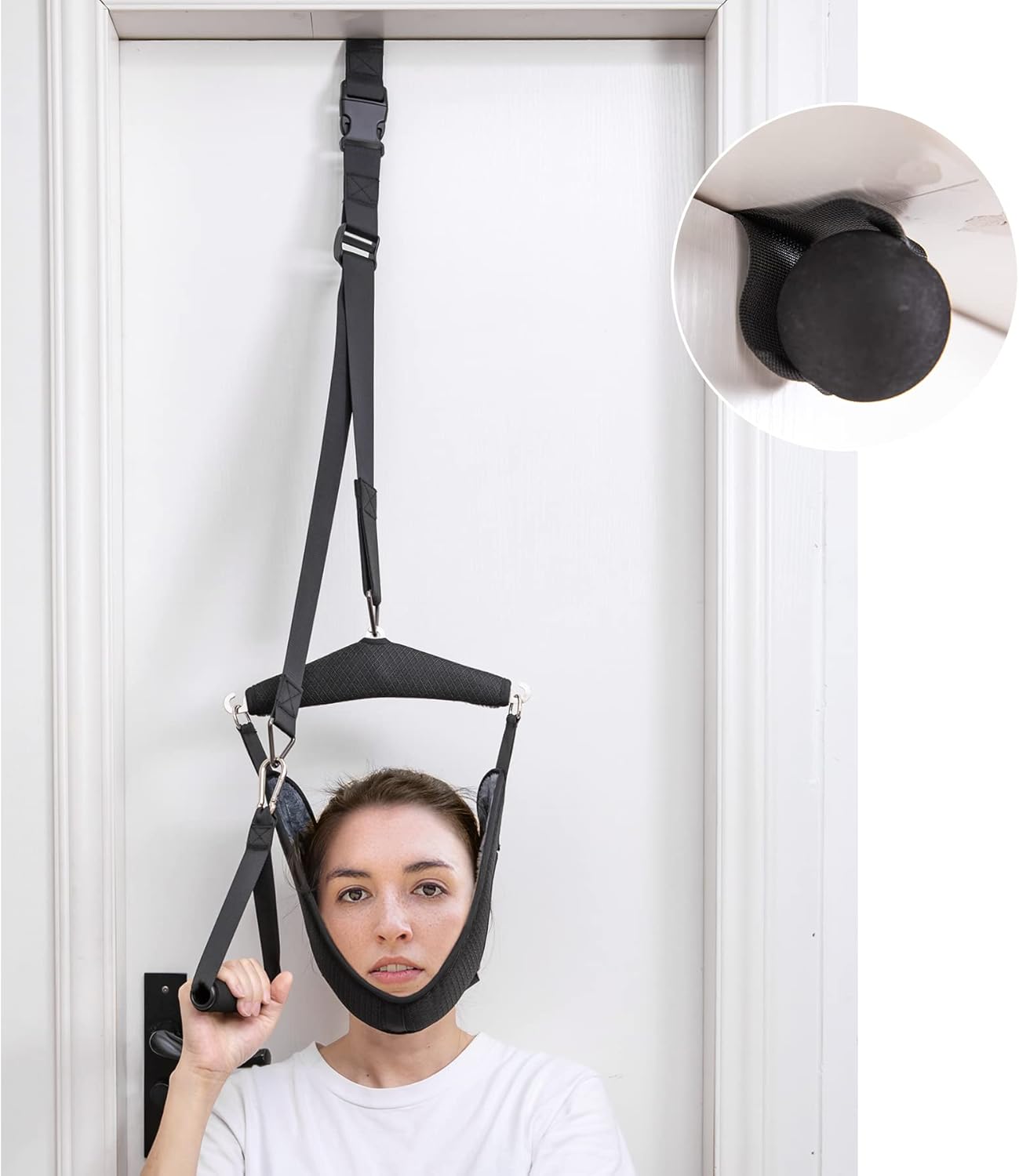 Cervical Neck Traction Device Over The Door, Neck Stretcher