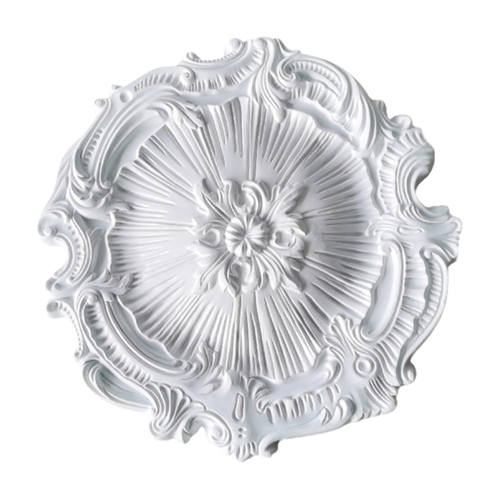 Foelanne Style-T Round Pu Ceiling Medallion Ceiling Fan Light Base Multiple Sizes 40-60 Cm(,44Cm)