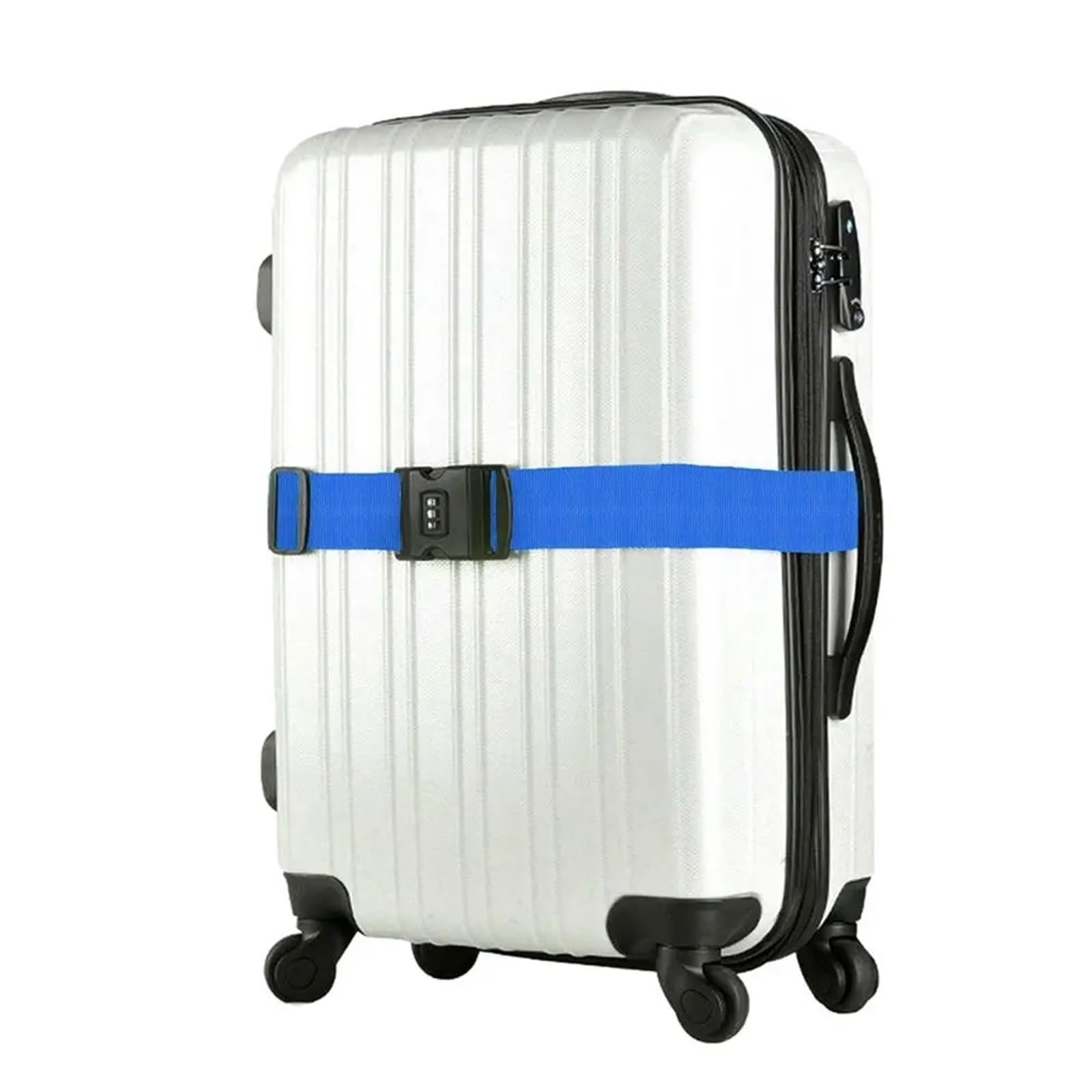 4Pcsc Accesorios de Equipaje Viaje Seguridad Correa Transporte cinturón Maleta Cinturones(Rainbow)