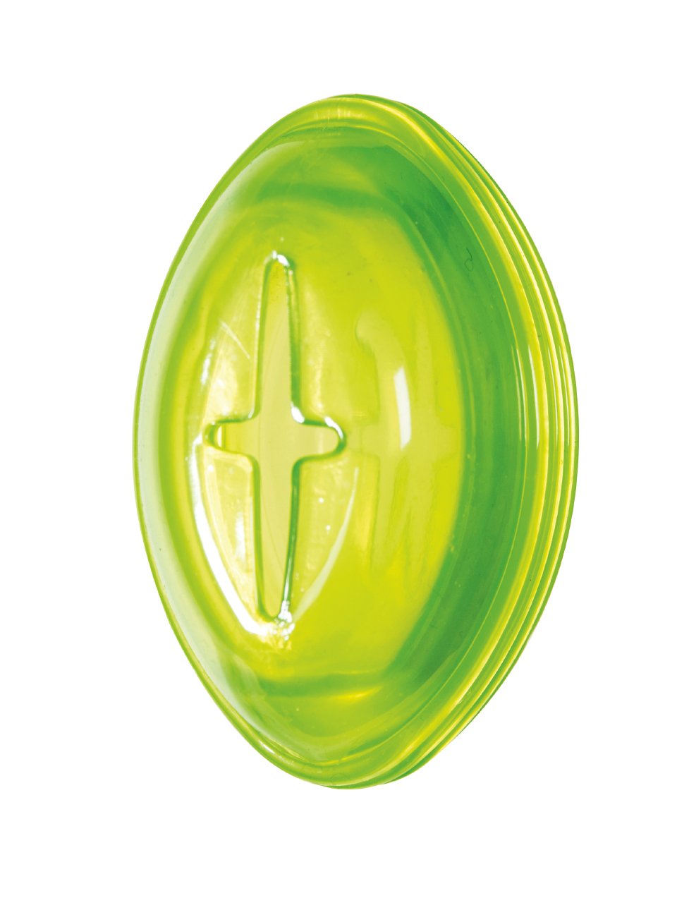 Hero SnackTime Soft Rubber Football, Green Dog Toy