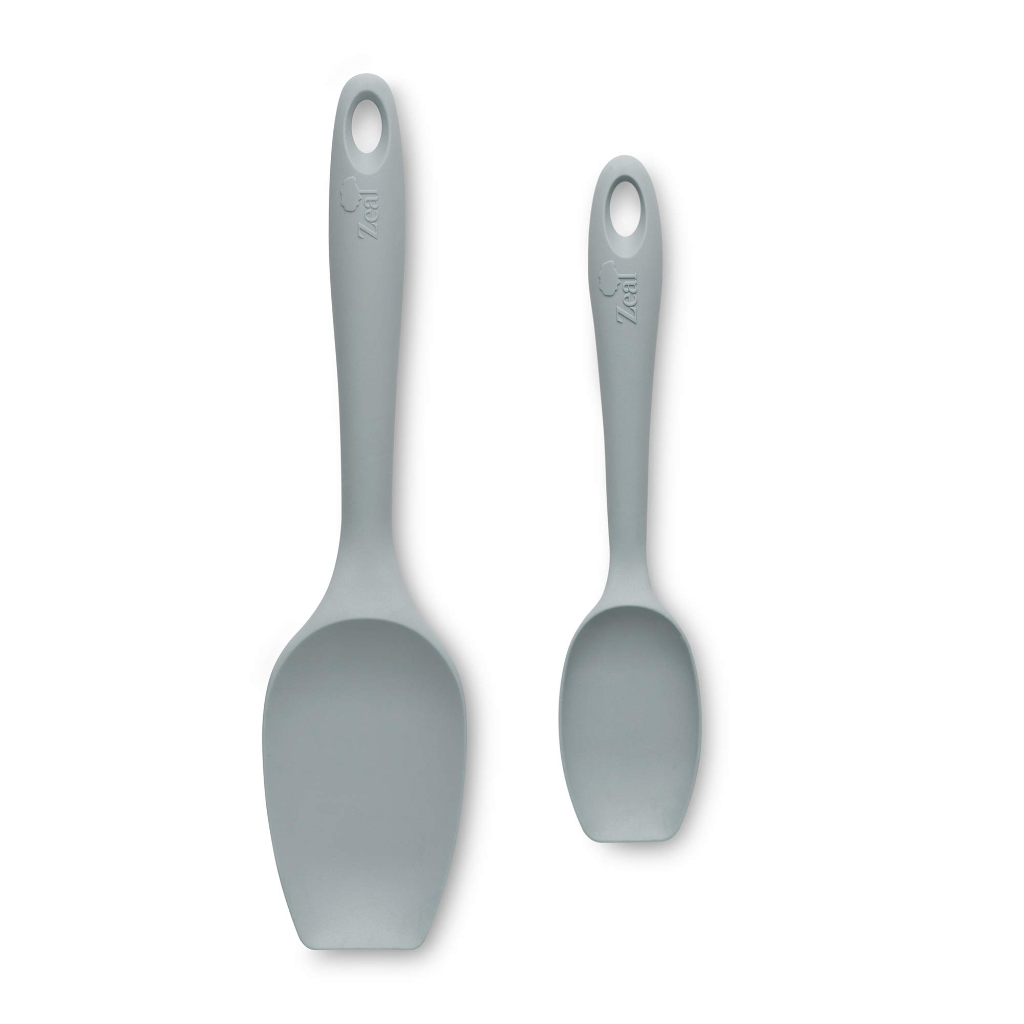 Zeal JSET1B Non-Stick Silicone Large & Small Spatula Spoon-Duck Egg Blue