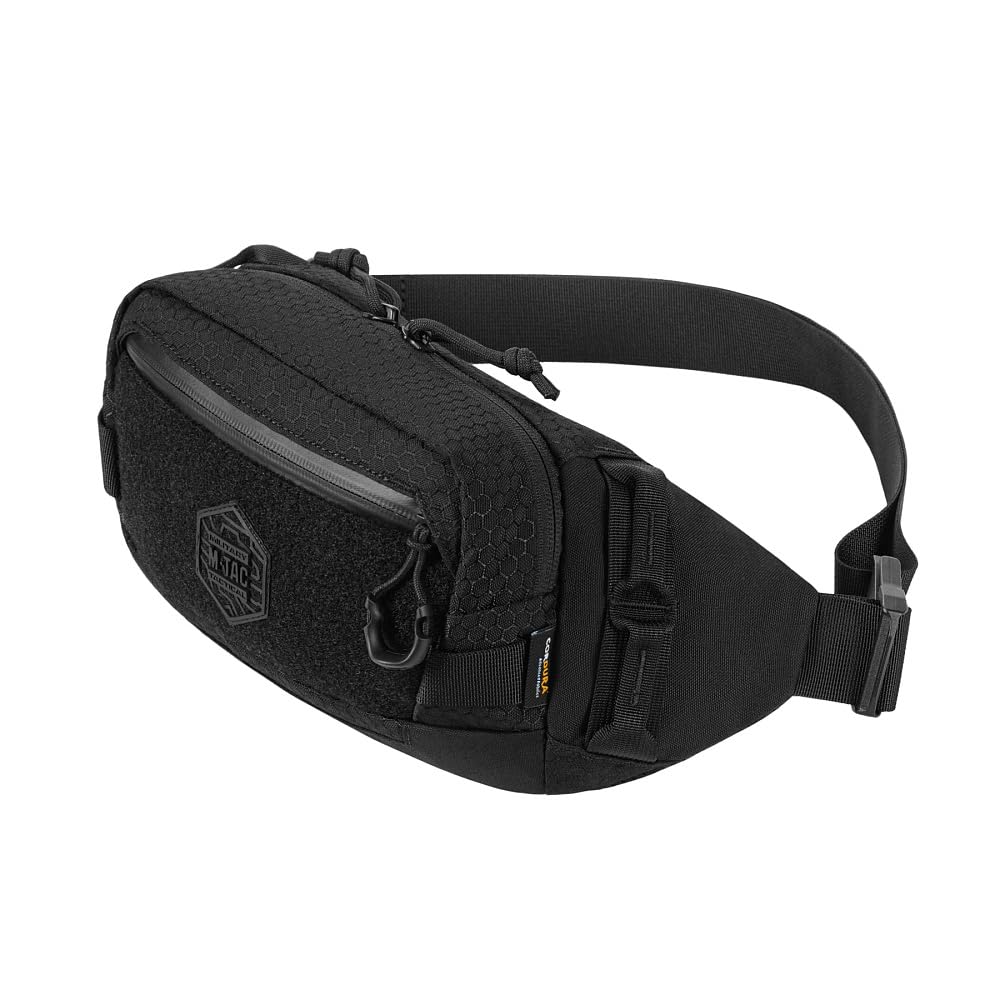 M-Tac Taktyczna Torba Nerka Tactical Waist Bag Hex Cordura (Black)