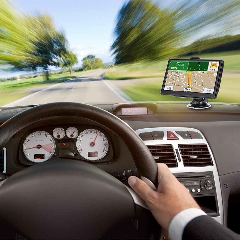 Winnes Navigatore Satellitare per Auto Camion Taxi,HD 7'' Schermo Capacitivo,Precaricato Mappa Europa 2024, Avviso Traffico Vocale, Limite di Velocità, Aggiornamenti Gratuiti delle Mappe a Vita