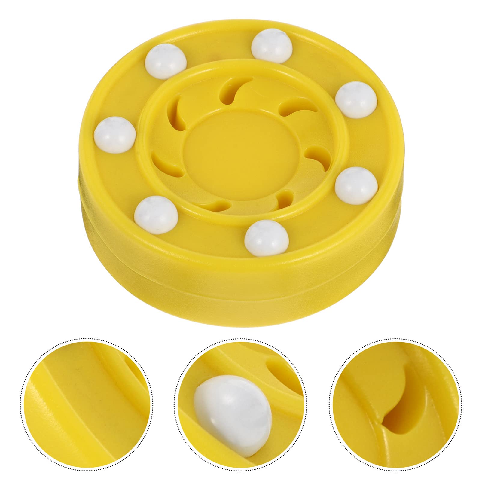 BESPORTBLE 1 Pc Patinaje sobre Ruedas Rodillo Hockey Masculino Disco Flotante De Hockey De Aire Fichas De Hockey Oficial Discos De Hockey Páginas Hockey Callejero Hombres y Mujeres Importante