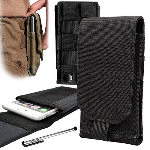 Genial ES   Funda Móvil MOLLE Táctico Riñonera Smartphone Bolsa con Hebilla Lanzamiento