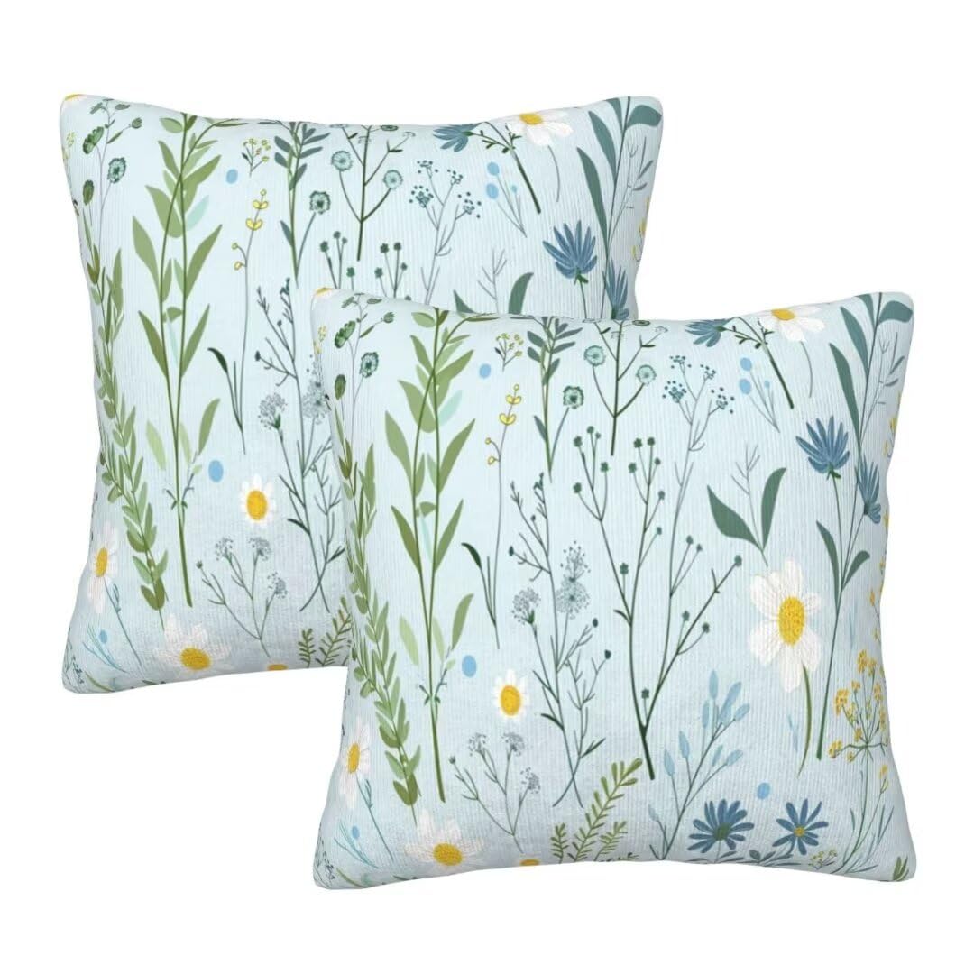 Coussin fleur housse de 50x50 cm pour décorer et réchauffer l'ambiance du canapé de votre salon