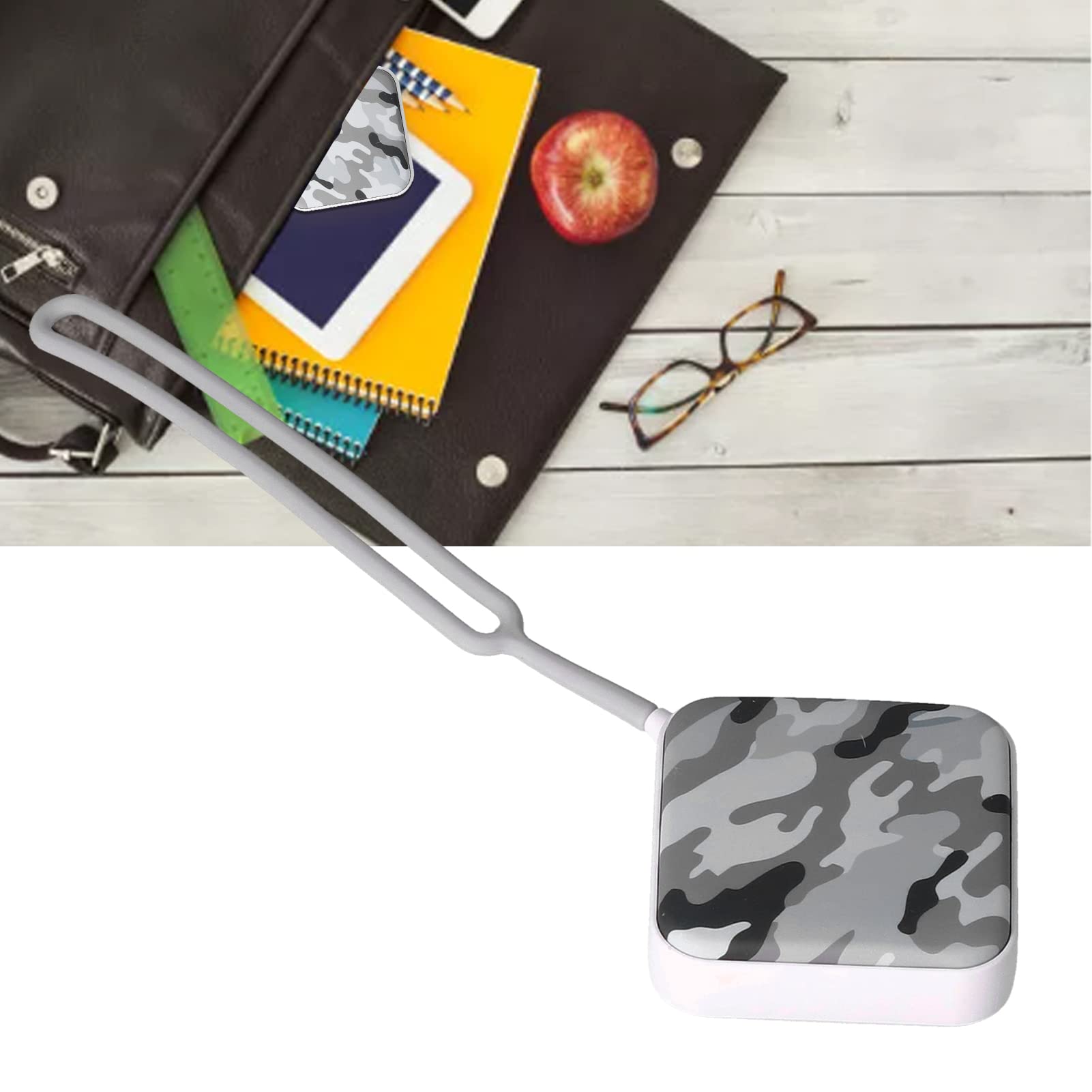 Chauffe-Mains Portable et Rechargeable, Dispositif de Chauffage d'hiver pour Hommes et Femmes, 3 à 4 Heures de Chauffage