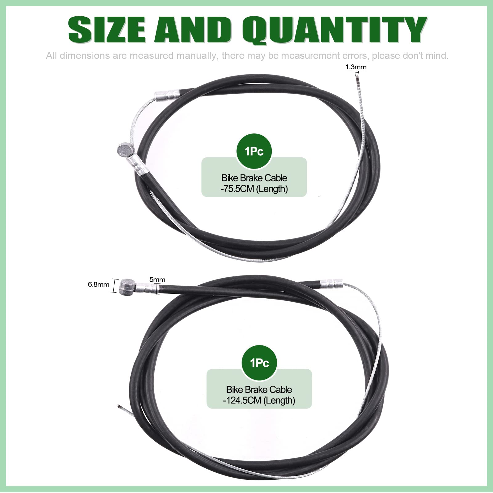 Keadic 18Pcs Bike Brakes Levers Set Includes Bicycle V-Brake Calipers