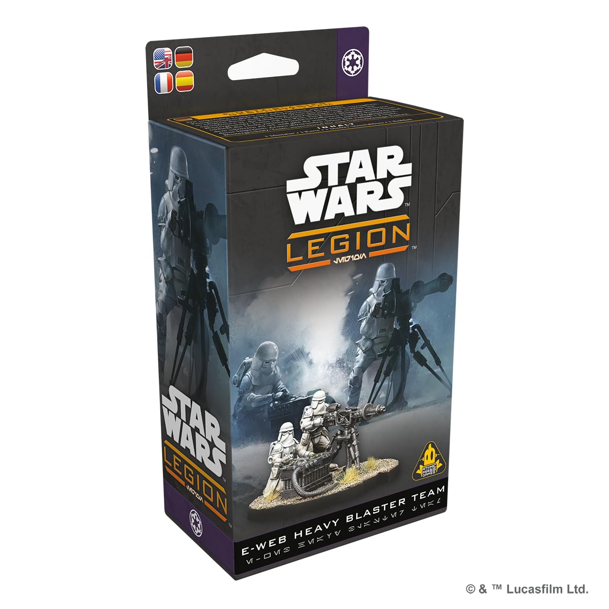 Amazon.com: Asmodee Star Wars: Legion E-Web Heavy Blaster Team