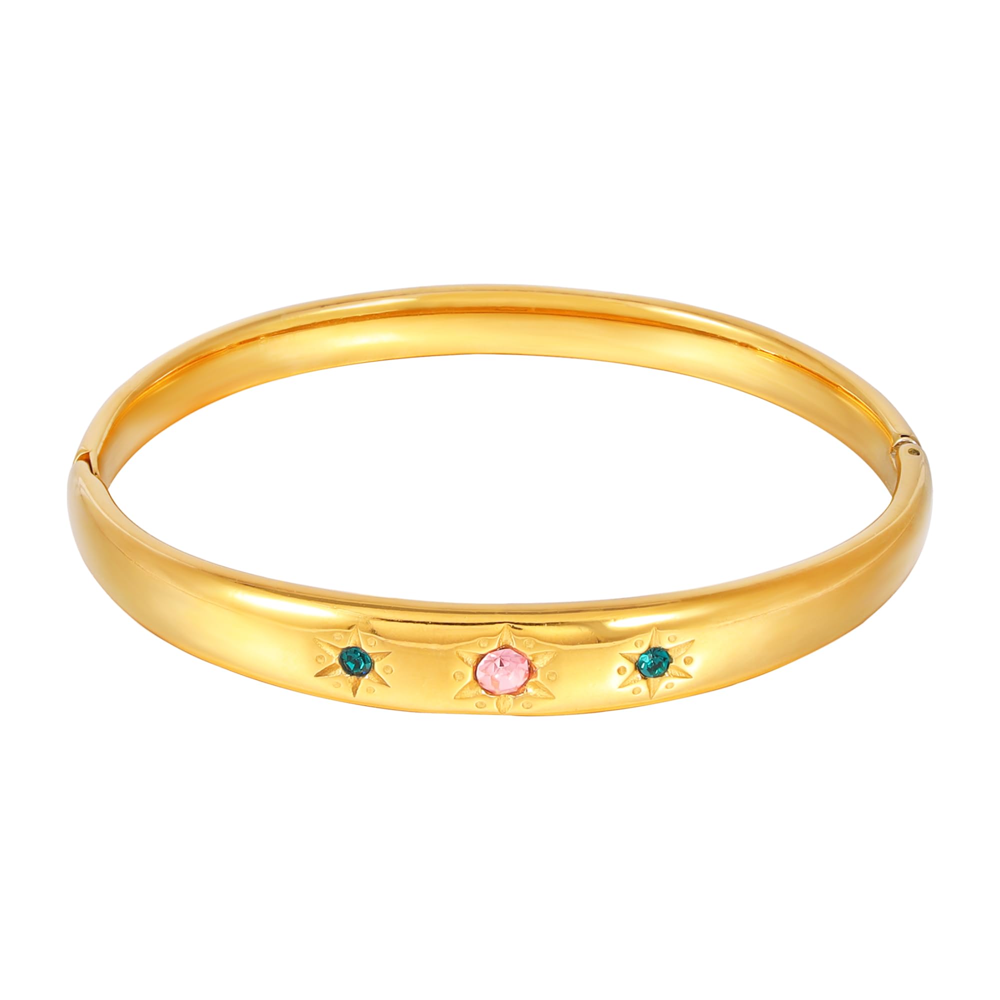 Manfnee 6mm Edelstahl Manschettenarmband Schmuck Freundschaft Liebe Geburtstag Frauen Mann