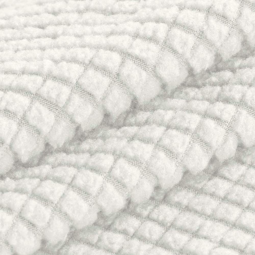 WINS Fodera per poggiapiedi rettangolare ottomano, fodera per pouf quadrata estensibile, per divano e pouf rettangolare, colore: verde fagiolo