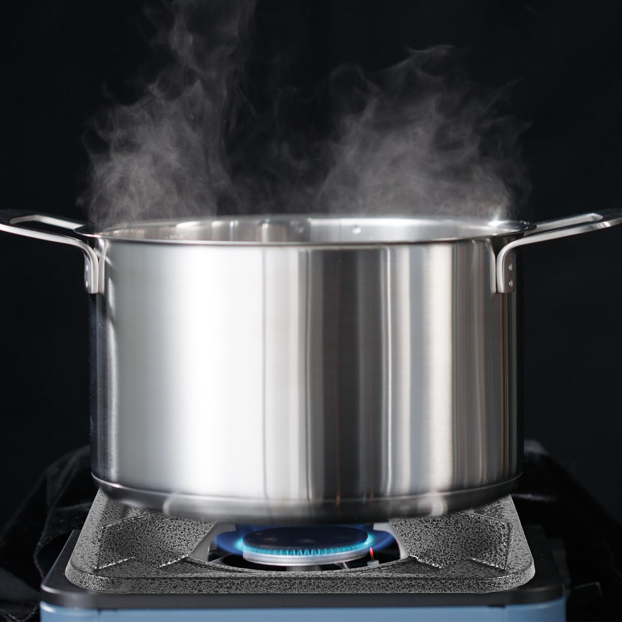 COLLBATH Gusseisen Wokring Gasherd Ständer Herdhalterung Rutschfeste Topfstütze Für Kleine Töpfe Effizientes Kochen Und Wärmeverteilung