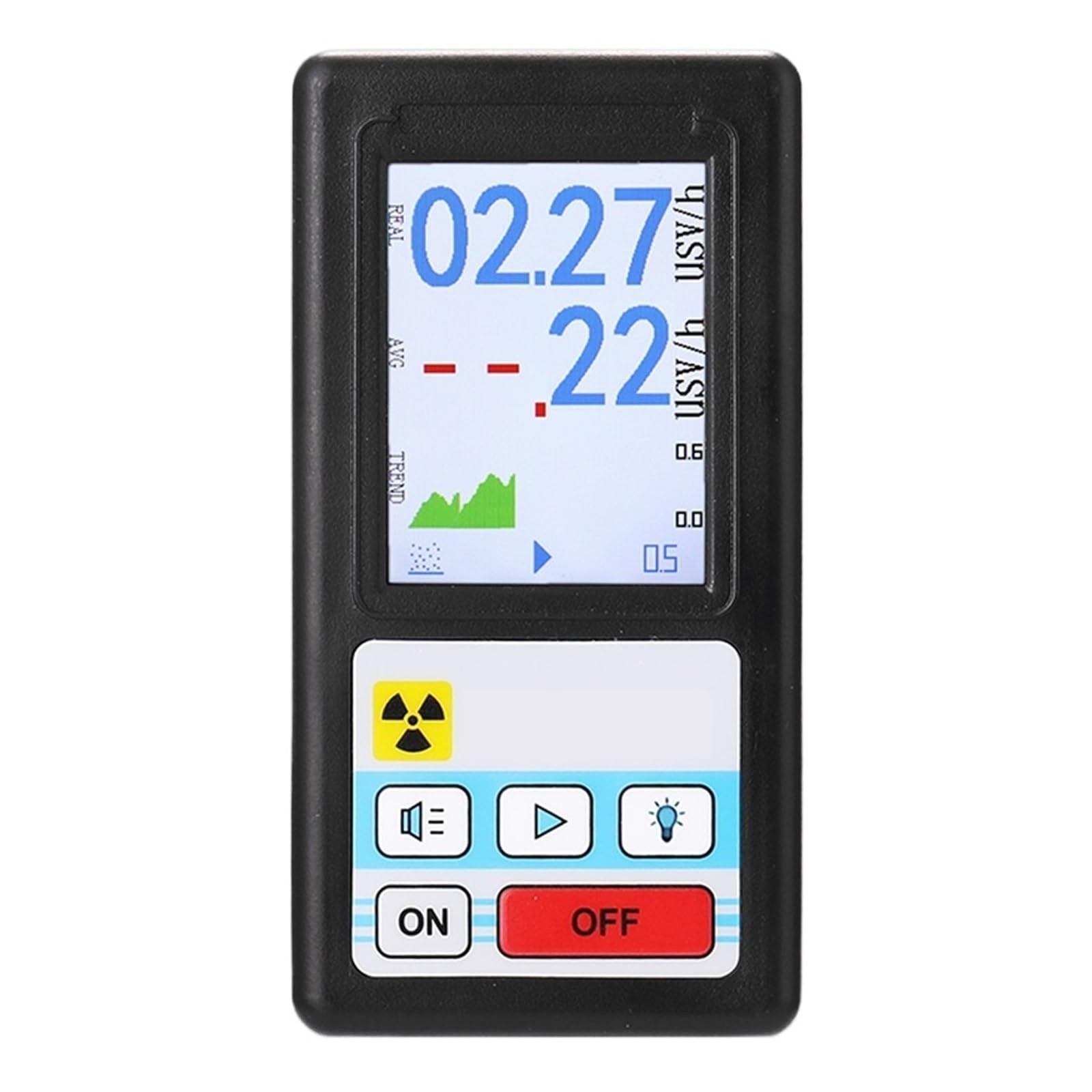 Contador Geiger De BR-6, Detector Radiación Nuclear, Dosímetro Personal, Beta Gamma Rayos X, Probador Radiactivo LCD, Herramienta Mármol Alta PrecisióN(BR-6B)