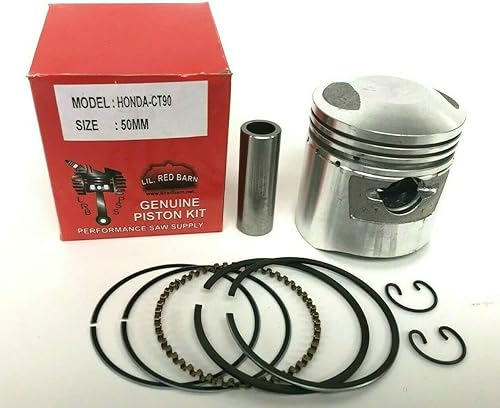 Compatible con motocicletas Honda CT90, CM91 SL90 ST90 CM91 CM90 CM90 Pistón abovedado Diámetro estándar de dos días Envío estándar a los 50 estados