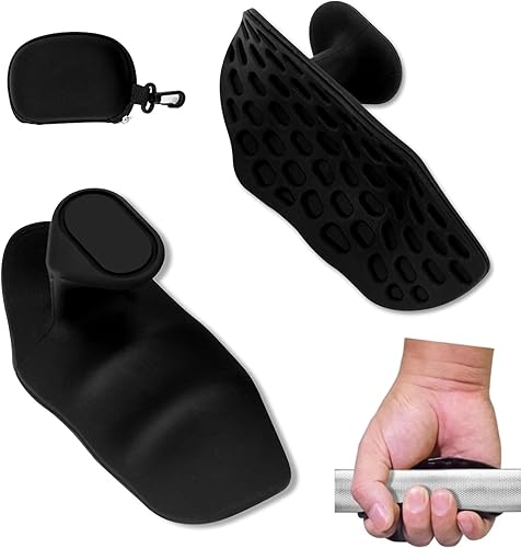 Miniatura 1 de Rypt Grip para ejercicio de culturismo, agarre de levantamiento de pesas, agarre de entrenamiento antideslizante para protección de manos, agarres
