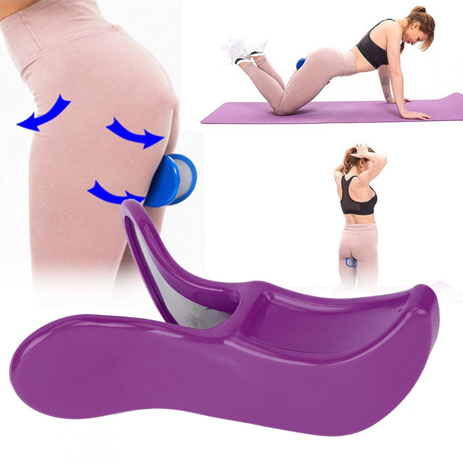 Allenatore di Sollevamento dei Glutei, attrezzo Ginnico per Ginnico per l'allenamento dell'anca Regolabile per Uso Domestico Muscolo pelvico Attrezzo per Il Fitness Materiale PVC l'allename