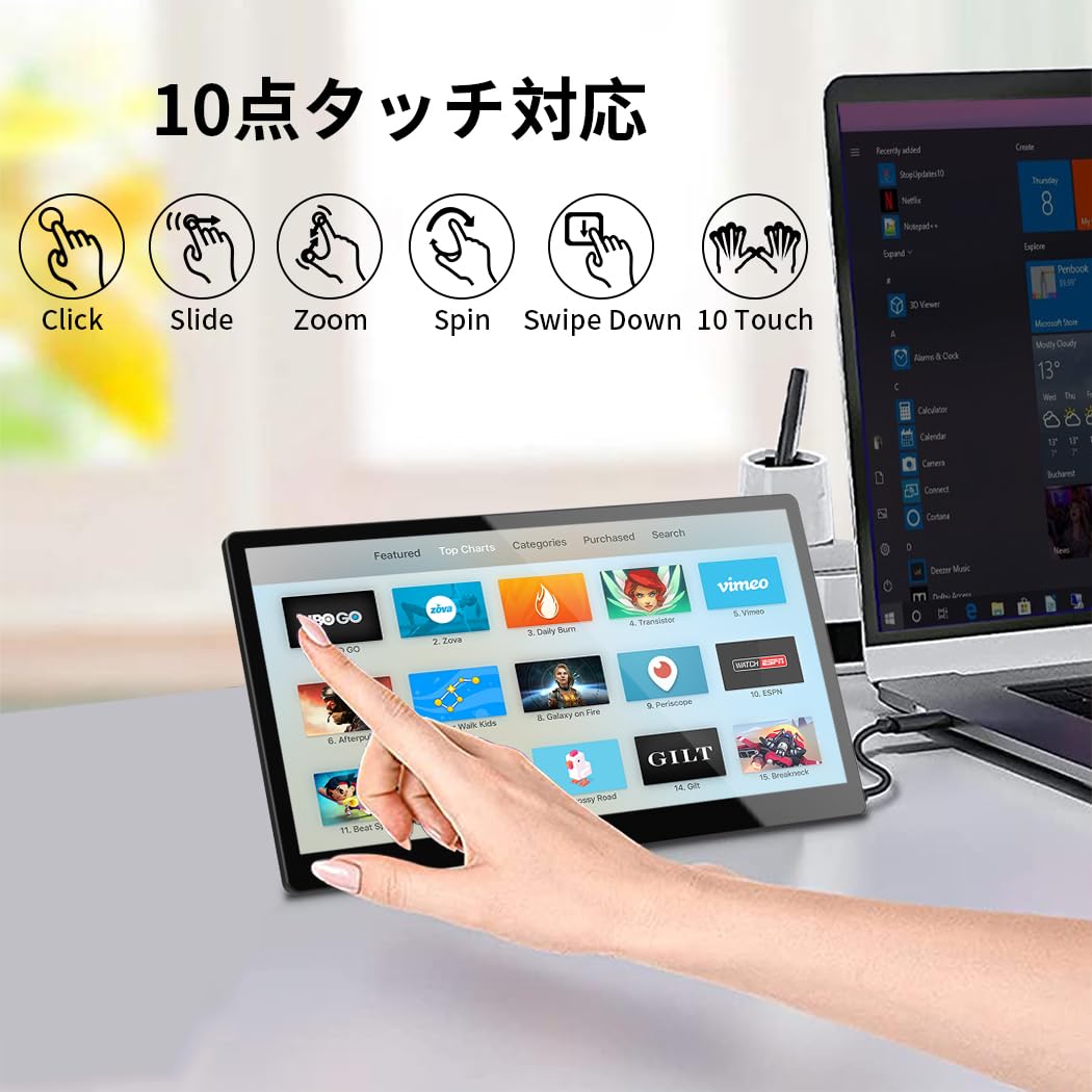 Amazon.co.jp: 10.1インチ タッチスクリーン，Cuview IPS 1540×720